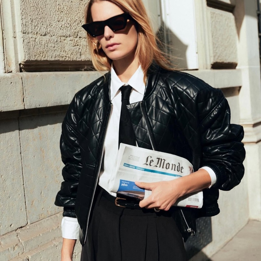 “Mayson the label” vegan leather jacket